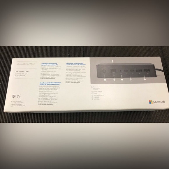 Microsoft Surface Dock. NEW! Sealed in Box /Retails for $200 - Picture 3 of 6